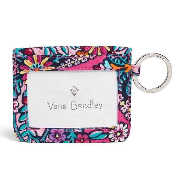 Vera Bradley Kaleidoscope Double Campus ID Lanyard - Picture 2 of 5